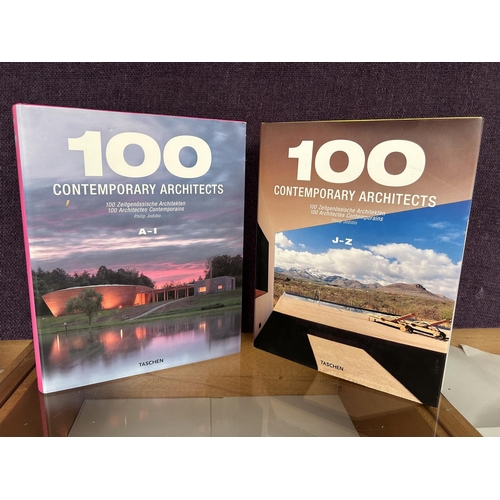 8 - Taschen 100 Contemporary Architects 2-Volume Book in English German and French