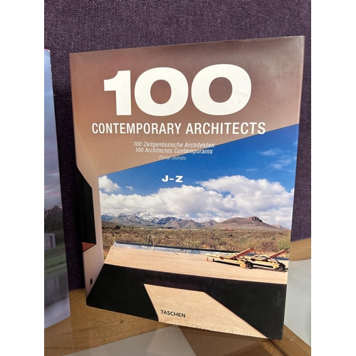 8 - Taschen 100 Contemporary Architects 2-Volume Book in English German and French