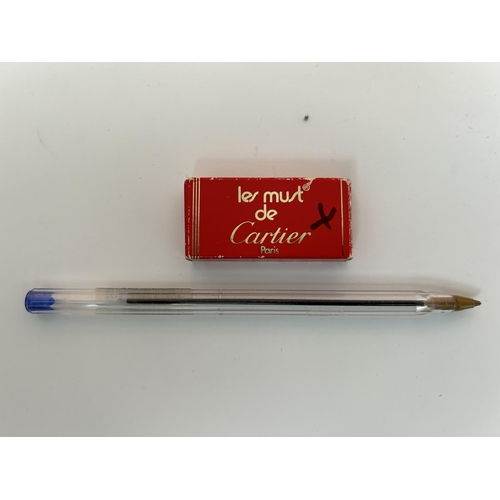 231 - Le Must De Cartier Gas Refill Bottle in Box (Very Small)