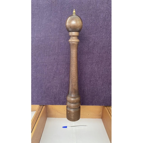 14 - Bisetti Oversized Wooden Pepper Mill Grinder Made in Italy (62cm H.)