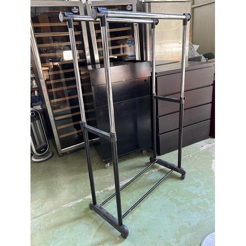 192 - Double Folding Cloth Hanger on Castors