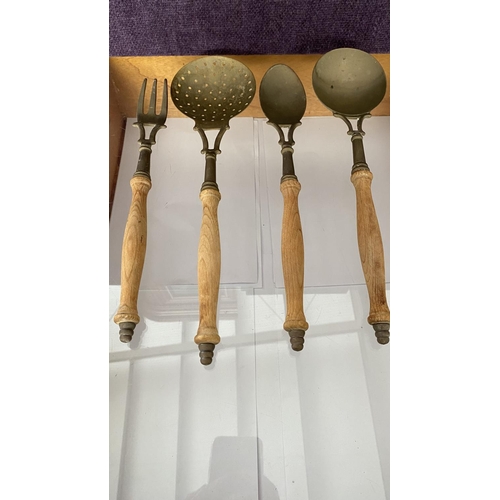 227 - Old Decorative Set of Kitchen Utensils