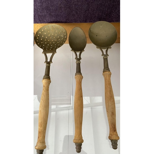 227 - Old Decorative Set of Kitchen Utensils