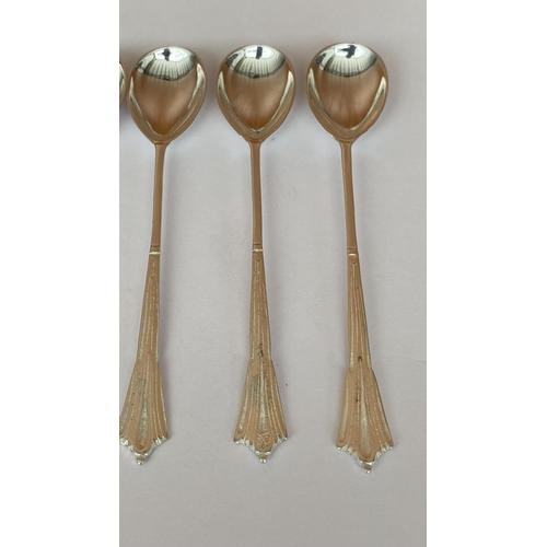 84 - Set of 6 Silver 830 Cake Spoons (84.2gr)