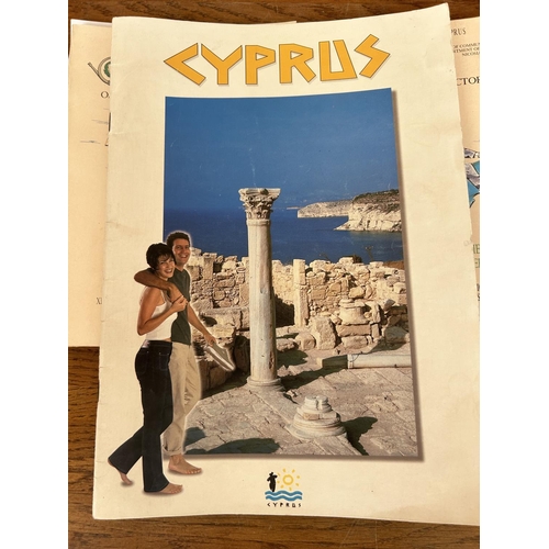 597 - x4 Cyprus Books Incl. x2 Post Office Post Code Directories in English and Greek