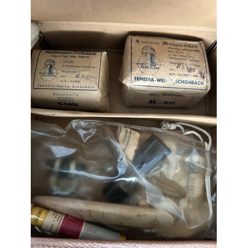 366 - Vintage German Military First Aid Box