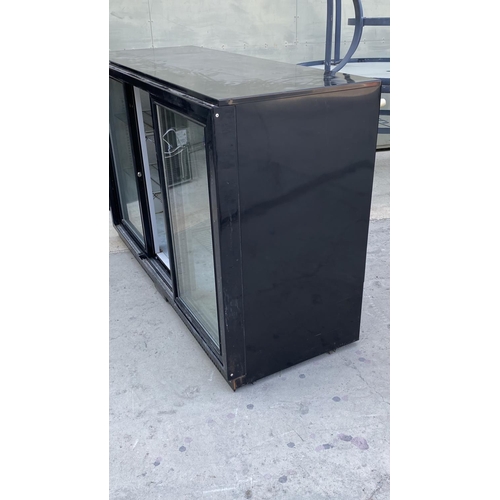 82 - Cool Head 3-Sliding Door Back Bar Chiller Model BBC 330S (135 W. x 52 D. x 90cm H.)