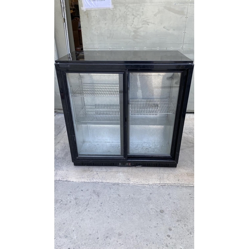 83 - Cool Head BBC 208S 2-Sliding Door Drink Cooler (90 W. x 51 D. x 90cm H.)