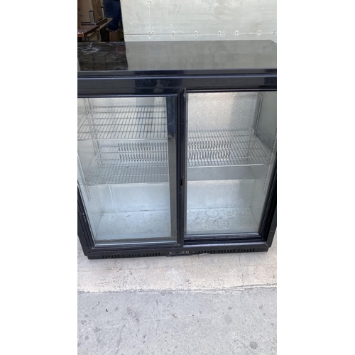 83 - Cool Head BBC 208S 2-Sliding Door Drink Cooler (90 W. x 51 D. x 90cm H.)