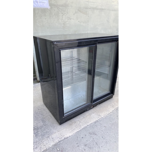 83 - Cool Head BBC 208S 2-Sliding Door Drink Cooler (90 W. x 51 D. x 90cm H.)