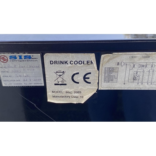 83 - Cool Head BBC 208S 2-Sliding Door Drink Cooler (90 W. x 51 D. x 90cm H.)