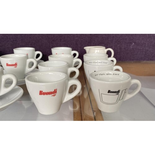 75 - Qty of Buondi Espresso Coffee Cups and Saucers (Hotelware)