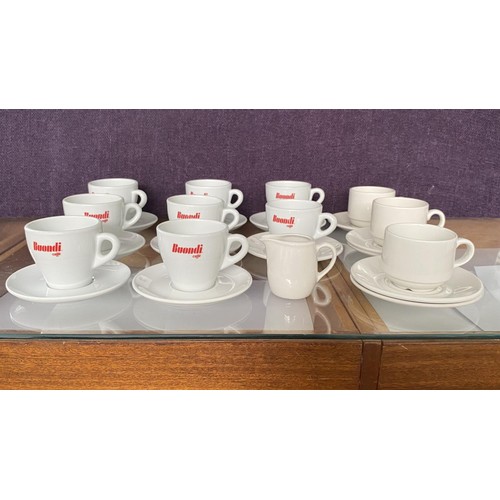 76 - Qty of Buondi and Continental Coffee Cups and Saucers (Hotelware)