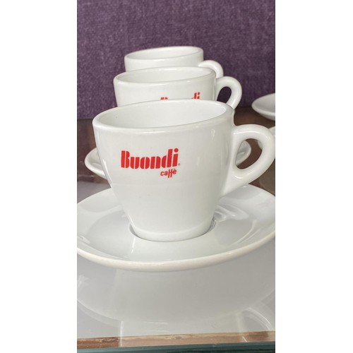 76 - Qty of Buondi and Continental Coffee Cups and Saucers (Hotelware)