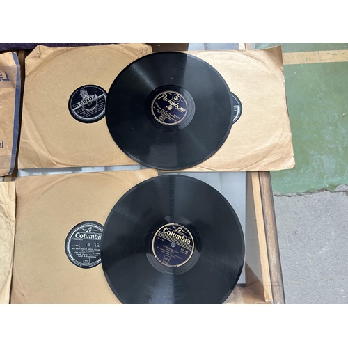 61 - Collection of 10 Vintage Greek Gramophone Records 78rpm