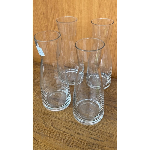 30 - Set of 4 Small Bormioli Rocco Ypsilon Carafe Pitcher Made in Italy