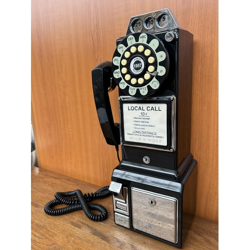 57 - Retro Decorative Public Telephone A/F