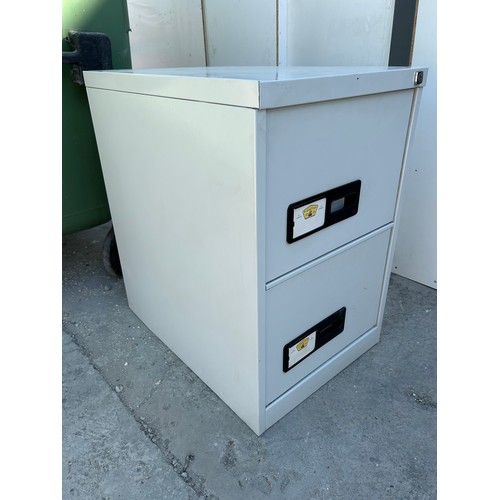 6 - Viometal 2-Drawer Metal Storage/Filing Cabinet