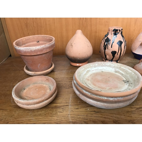 616 - Collection of Vintage Clay Pots