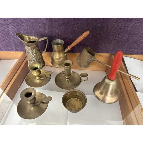 7 - Collection of Vintage Brass Items