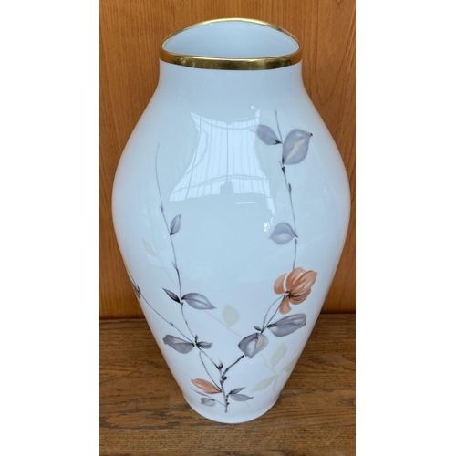 42 - Royal KPM Boden Vase with Gold Trim (32cm H.)