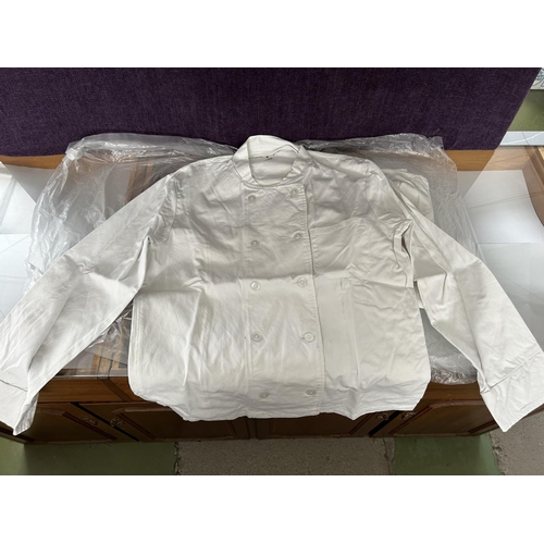 69 - x2 Jet Cyprus Chef's Shirts and Hat Size 42 (Unused)