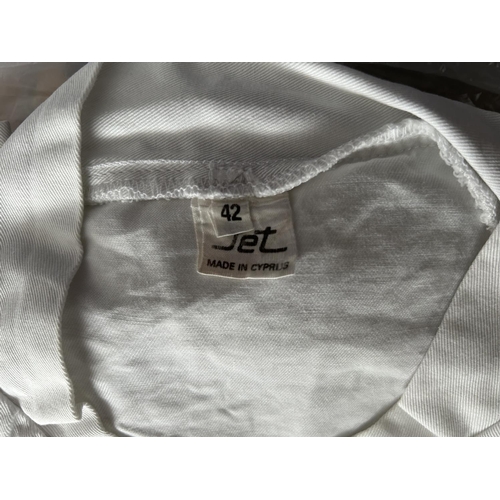 69 - x2 Jet Cyprus Chef's Shirts and Hat Size 42 (Unused)