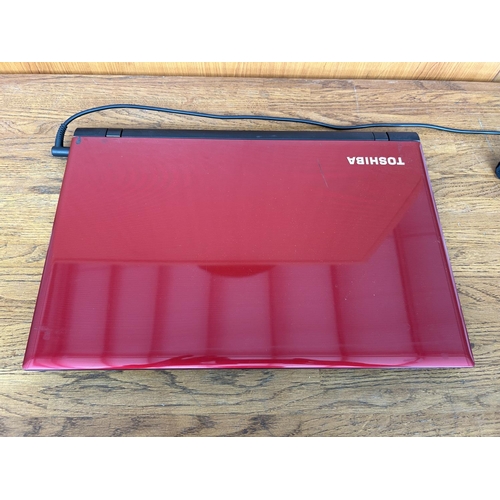 1 - Toshiba Satellite Skullcandy Laptop Computer (A/F - Hard Drive Removed) - Code AM6924H