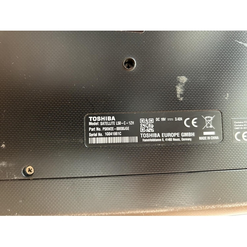 1 - Toshiba Satellite Skullcandy Laptop Computer (A/F - Hard Drive Removed) - Code AM6924H