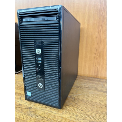 36 - HP Pro Desk 400 G3 MT Business PC CPU (A/F - Hard Drive Removed) - Code AM6923F