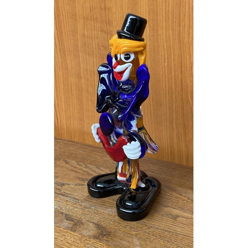 533 - Vintage Mid Century Murano Art Glass clown Made in Italy (20cm H. - Small Chip as in Picture) - Take... 