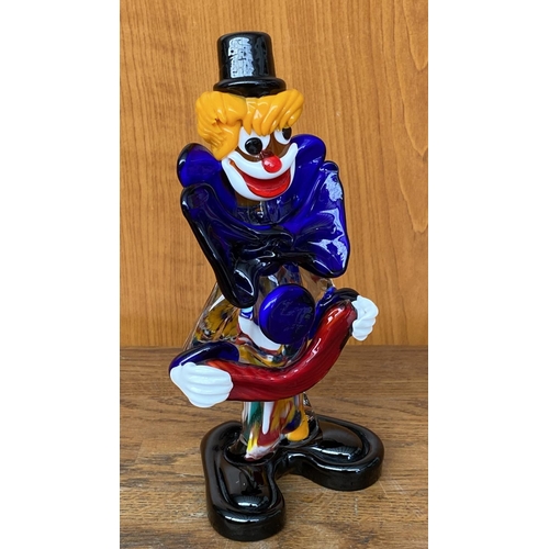 533 - Vintage Mid Century Murano Art Glass clown Made in Italy (20cm H. - Small Chip as in Picture) - Take... 