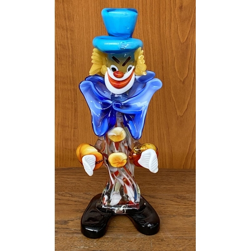 534 - Vintage Mid Century Murano Art Glass clown Made in Italy (20cm H. - A/F - Small Chip as in Picture) ... 