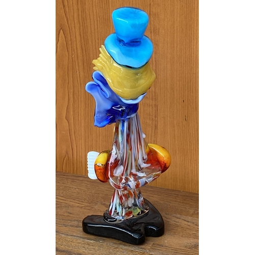 534 - Vintage Mid Century Murano Art Glass clown Made in Italy (20cm H. - A/F - Small Chip as in Picture) ... 