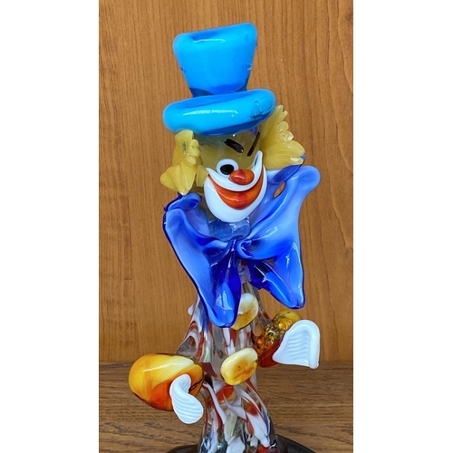 534 - Vintage Mid Century Murano Art Glass clown Made in Italy (20cm H. - A/F - Small Chip as in Picture) ... 