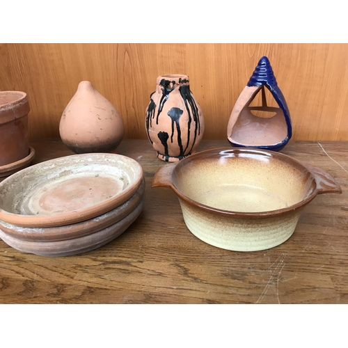 665 - Collection of Vintage Clay Pots