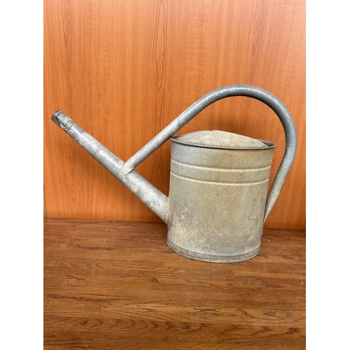 36 - Vintage Galvanized Garden Watering Can (60 x 45cm)