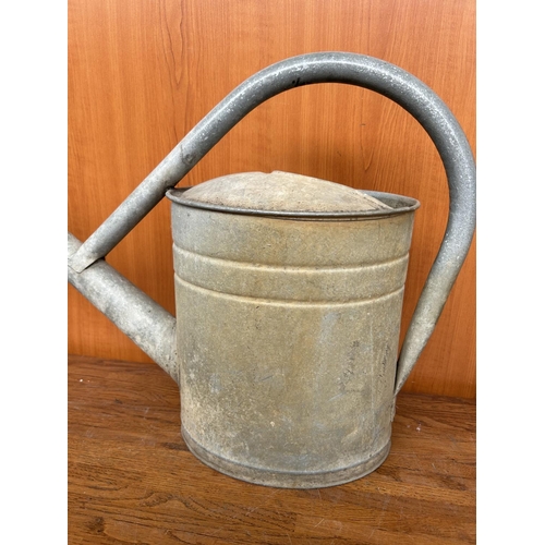 36 - Vintage Galvanized Garden Watering Can (60 x 45cm)