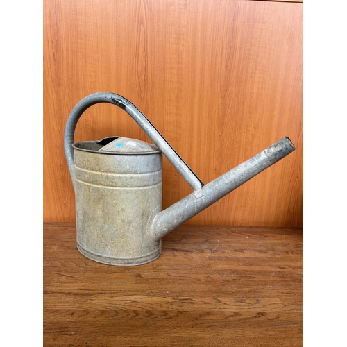 36 - Vintage Galvanized Garden Watering Can (60 x 45cm)