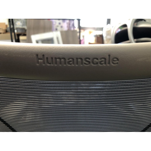 159 - American 'Humanscale' Ergonomic Swivel Office Chair (a/f) - Code N/A