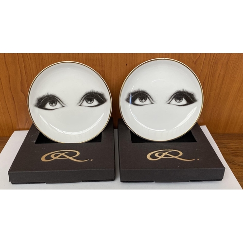 257 - x2 Rory Dobner 'Looking Up Eyes' Fine Bone China Coasters