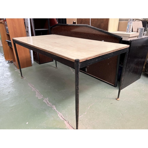 260 - Vintage Mid-Century Formica Top Table (161 W. x 81 D. x 74cm H.)