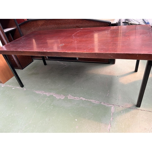 261 - Large Vintage Dining Table (A/F - 203 W. x 93 D. x 74cm H.)