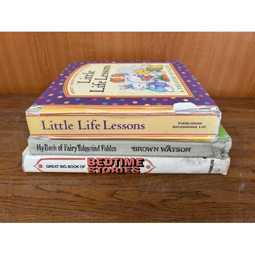 580 - x3 Little Life Lessons, Bedtime Stories and My Book of Fairy Tales Children's Books