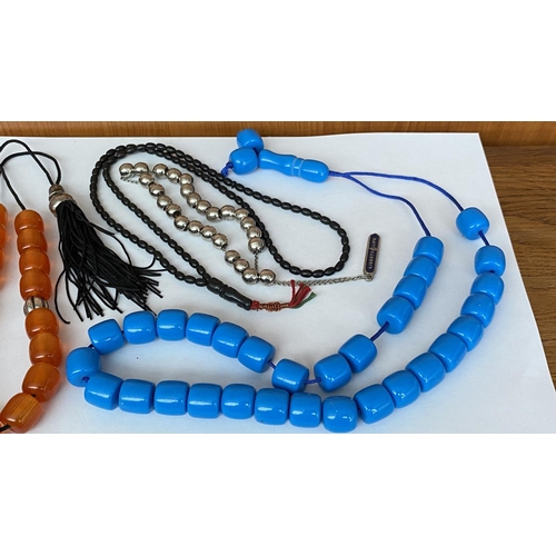 64 - Collection of 4 Worry Beads Komboloi