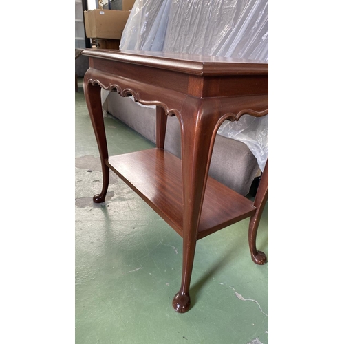 130 - Wooden Vintage 2-Tier Occasional Table (65 W. x 35 D. x 61cm H.)