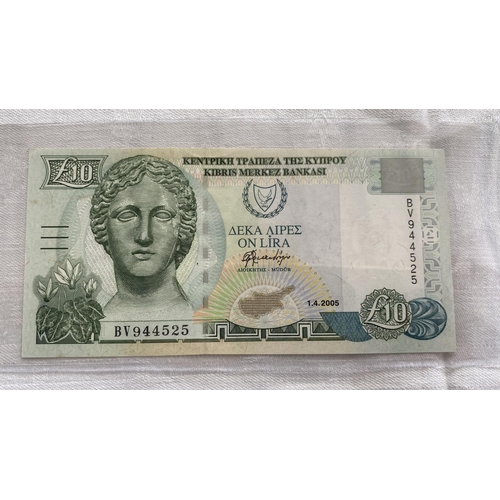 169 - Central Bank of Cyprus 2005 £10 Uncirculated Banknote