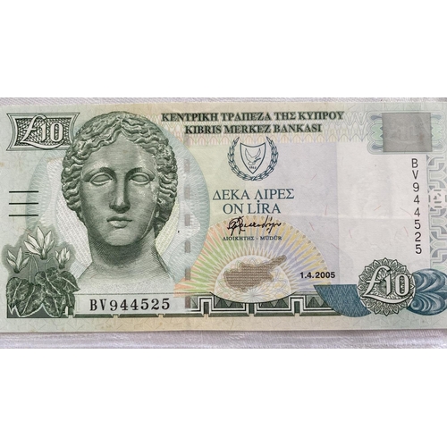 169 - Central Bank of Cyprus 2005 £10 Uncirculated Banknote