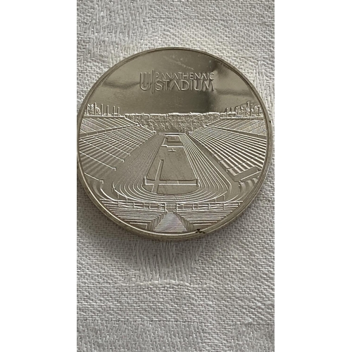 293 - Hellas Athens Olympics Panathenic Stadium Silver Coin