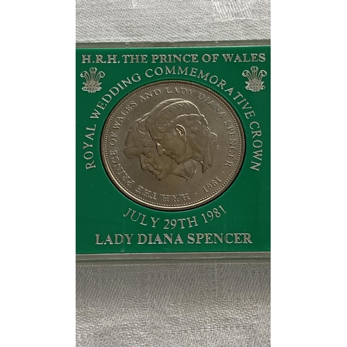 508 - H.R. H. The Prince of Wales and Lady Diana 29 July 1981 Commemorative Coin